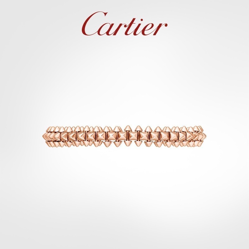 (ของแท้ 100%) Cartier Cartier Clash Series Rose Gold Classic Bracelet