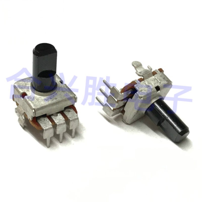 1PCS 121 ประเภทโรตารี Potentiometer เดี่ยว C20K เครื่องขยายเสียงลําโพงปริมาณ Potentiometer 3Pin