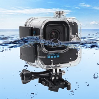 เคสกันน้ํา 45 ม. สําหรับ Gopro Hero 11 Mini Black Dive House Sports Camera Diving Shell Filter อุปกรณ์เสริม