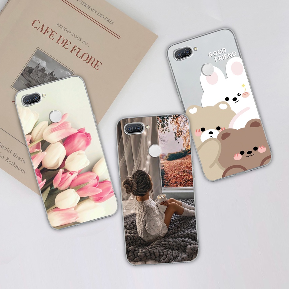 เคสโทรศัพท์ ซิลิโคนนิ่ม แบบใส กันกระแทก ลายน่ารัก สําหรับ Oppo A11K A12 A16S A30 A31T A33 Neo 5 Neo 