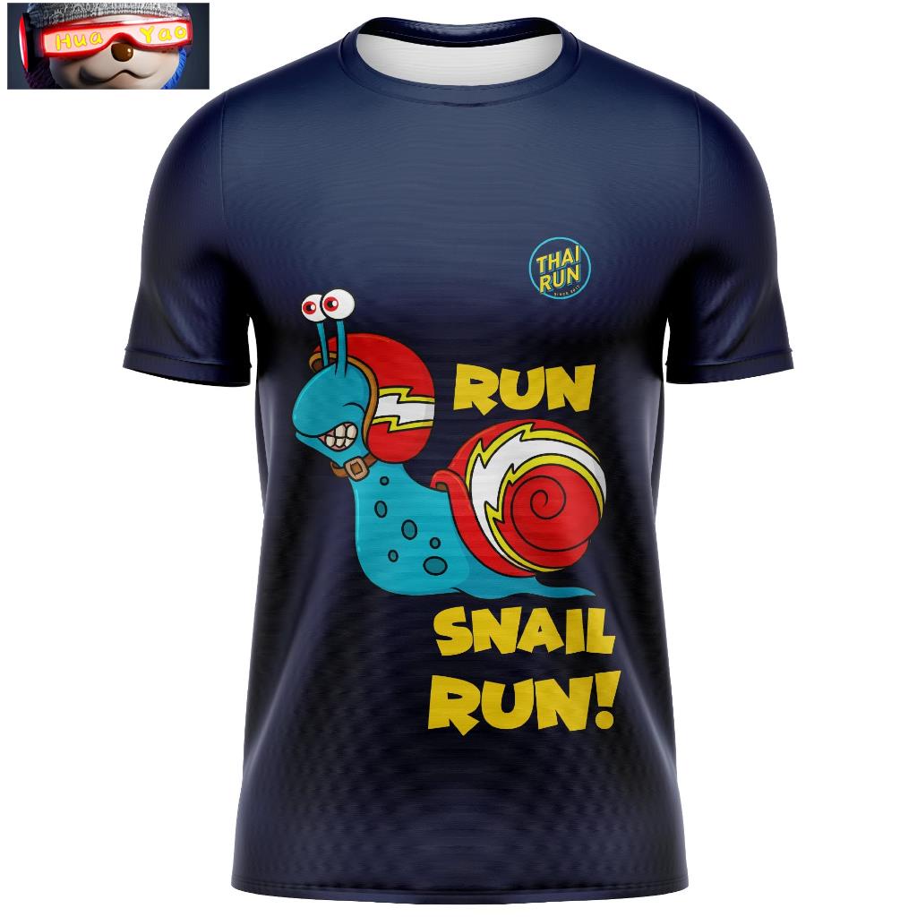 Thairun(ไทยรัน) เสื้อออกกำลังกาย เสื้อวิ่ง Thairun Snail Run