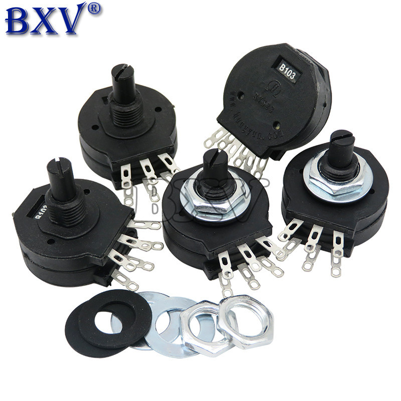 RVS28 B102 3pin 6pin เครื่องเชื่อมไฟฟ้า Potentiometer RVS28P-B102 RVS28P-B103 2W 1K 10K เครื่องเชื่อ