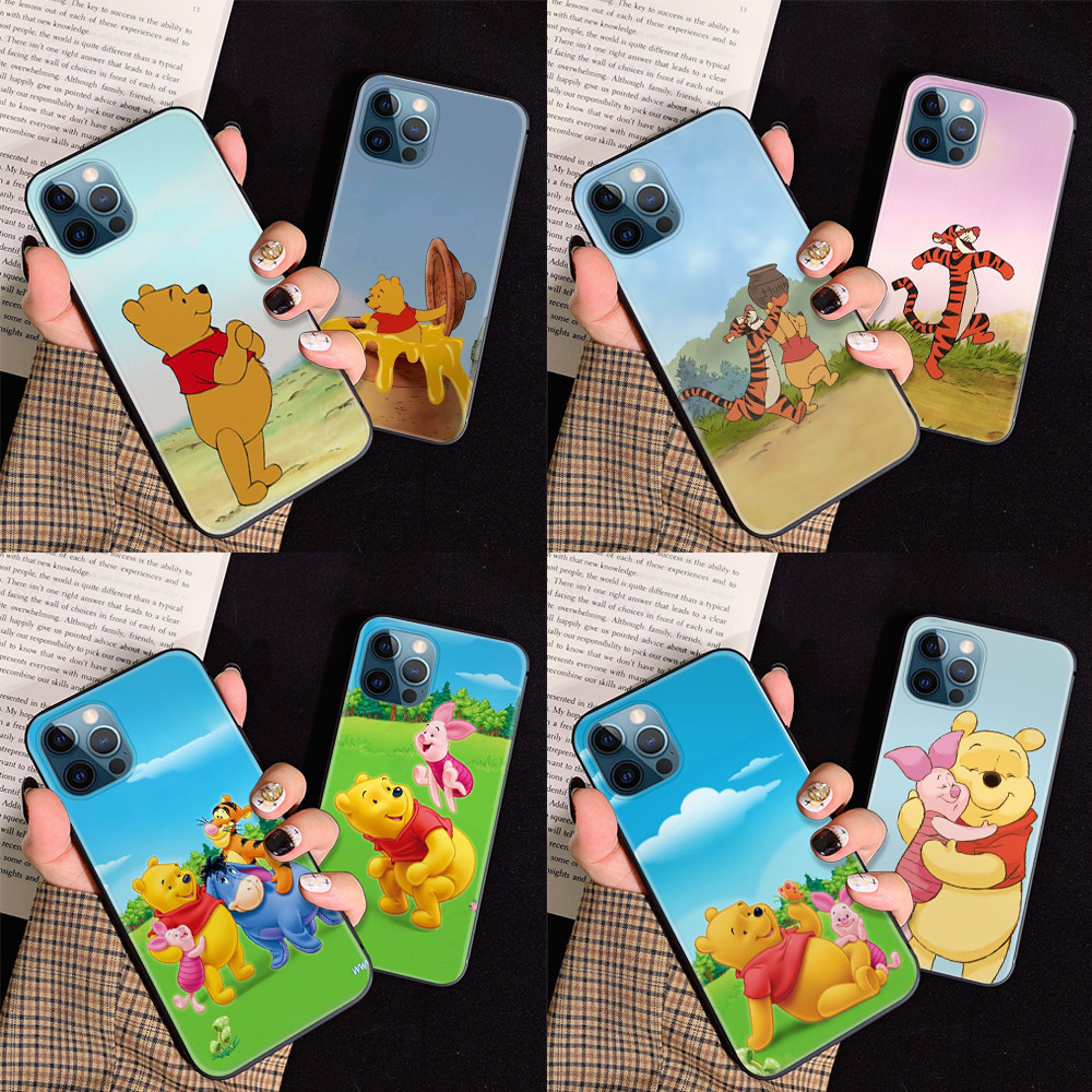 เคสโทรศัพท์มือถือ TPU แบบนิ่ม ลาย L28 หมีพูห์ สําหรับ iPhone 11 Pro Max 7 8 Plus SE