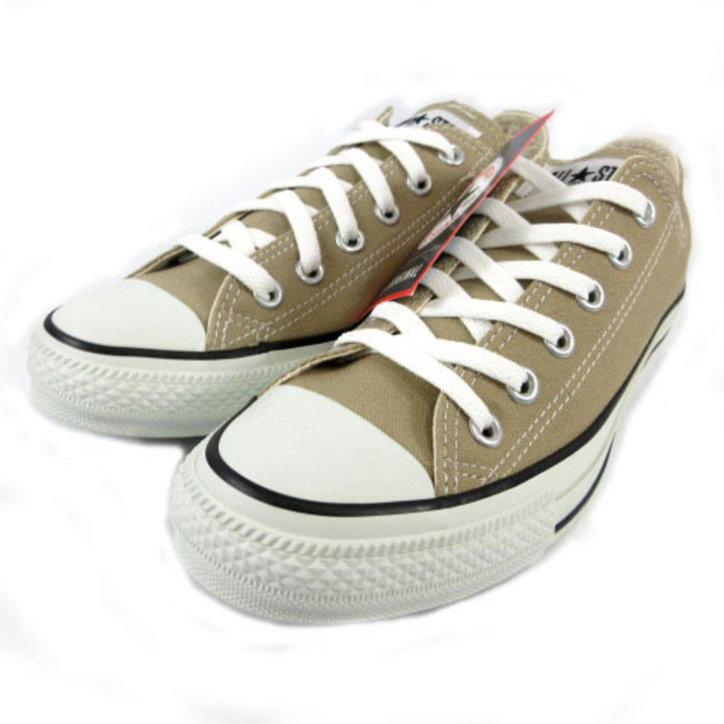 รองเท้าผ้าใบ Converse All Star OX Low Cut Beige 25 ส่งตรงจากญี่ปุ่น มือสอง
