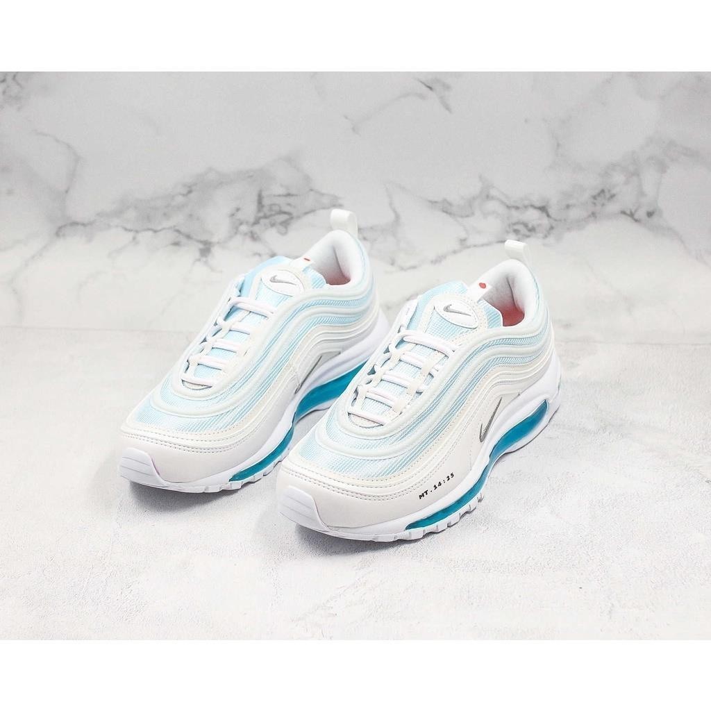 Nike Air Max 97 Mssf X INRI Jesus รองเท้าผ้าใบลําลอง สีขาว และสีฟ้า ...