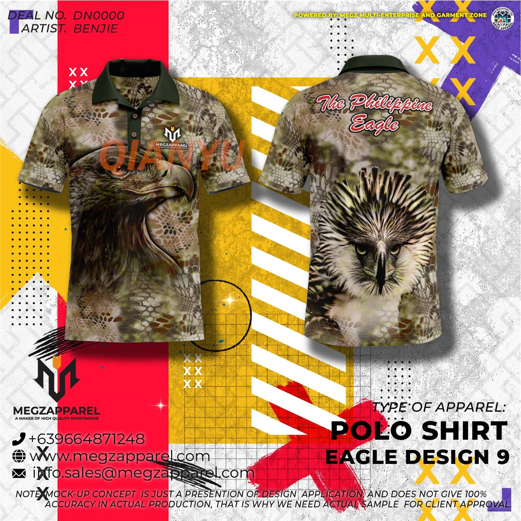 [ฟรี CUSTOME]2025 The Froother Order of Eagles - เสื้อโปโล Full Sublimation Eagles เสื้อโปโล Freothe