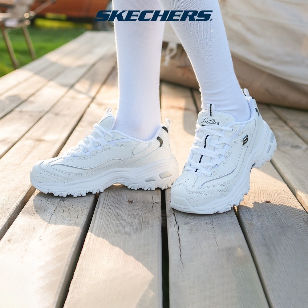 Skechers สเก็ตเชอร์ส รองเท้า ผู้หญิง Sport D'Lites 1.0 Shoes - 11931-WBK