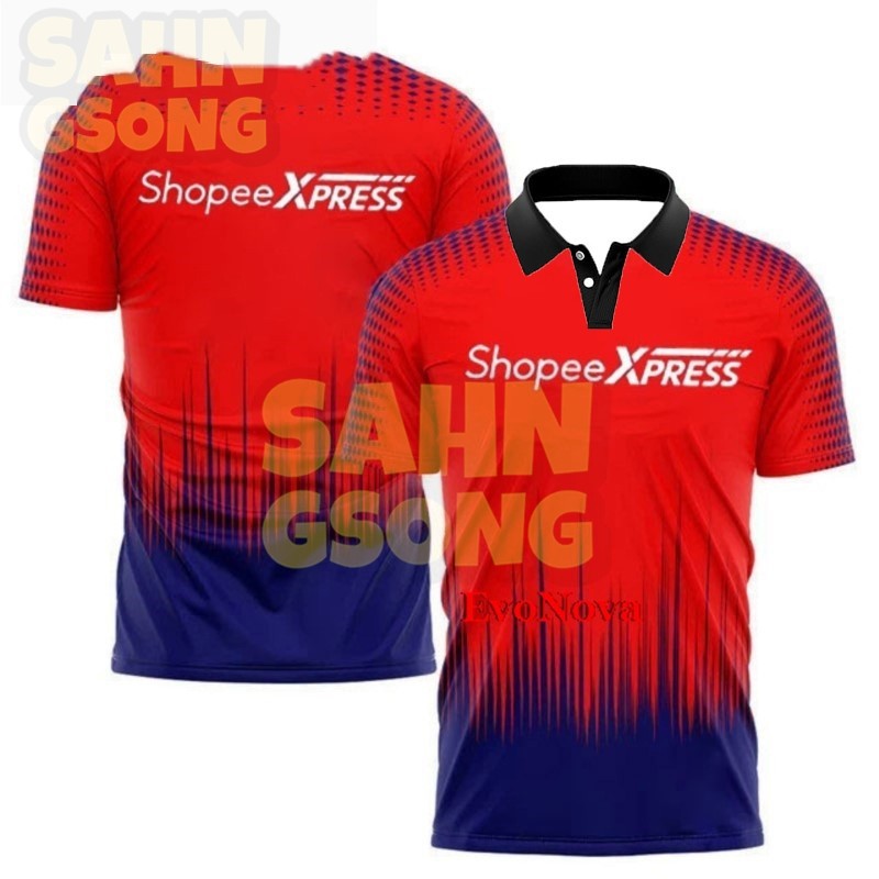 เสื้อยืด J&t Express Red Sublimation / Aa Baju J&t Red Microfiber Big Plus Size / เสื้อ J&t