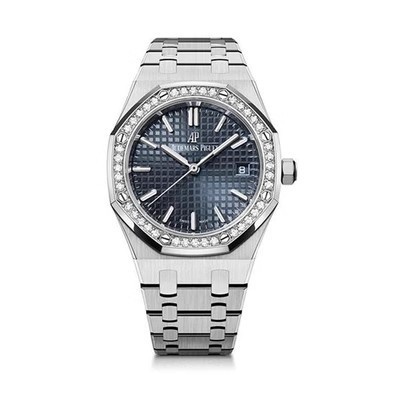 Audemars Piguet Audemars Piguet Royal Oak Series สแตนเลส Original Diamond อัตโนมัตินาฬิกาผู้หญิง 77