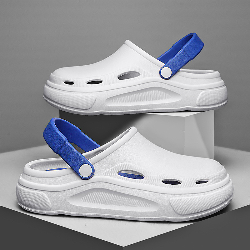 [KEKE-shoes พร้อมส่ง] รองเท้าแตะลําลอง พื้นนิ่ม กันลื่น เหมาะกับเดินชายหาด แฟชั่นฤดูร้อน สําหรับผู้ชาย