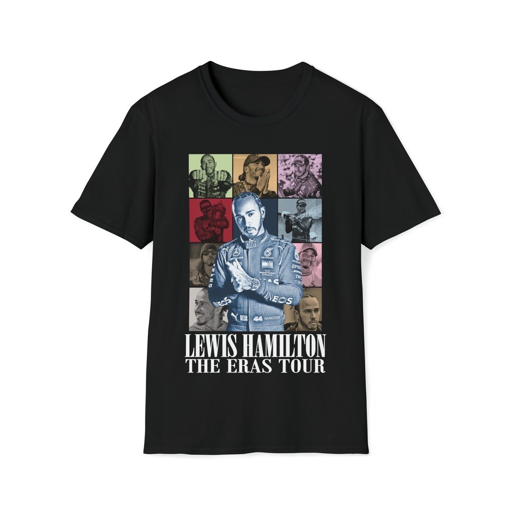 เสื้อยืด Lewis Hamilton The Eras Unisex Softstyle