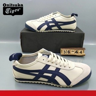 (Ф) ,,((BR 34-42) Onitsuka Tiger Mexico 66 รองเท้าผ้าใบ พื้นเตี้ย สําหรับผู้ชาย