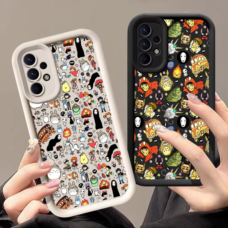 Studio Ghibli ญี่ปุ่นอะนิเมะ Spirited Away Totoro เคสโทรศัพท์สําหรับ Samsung Galaxy A55 A54 5G A52 A