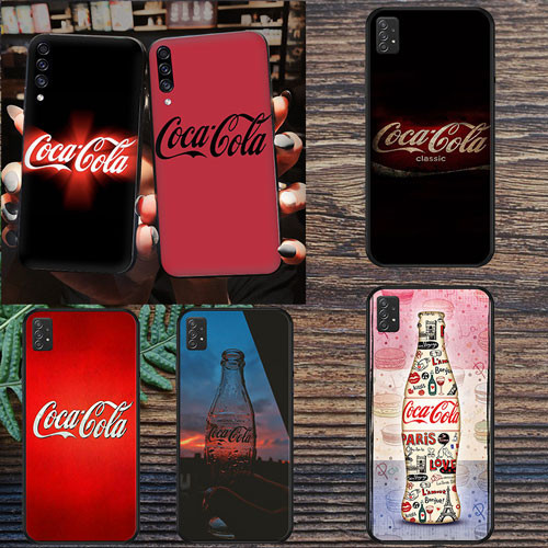 เคสโทรศัพท์มือถือแบบนิ่ม ลาย A Coca Cola สีดํา สําหรับ Huawei Mate 10 Pro 10 Lite 20 20 Lite 20 Pro Nova 2i 2 Lite 5T