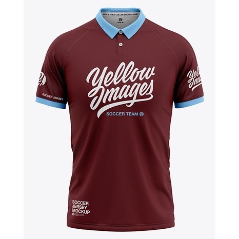 เสื้อโปโล Mockup -4 Views Mockup เสื้อยืดเสื้อโปโลคุณภาพสูง