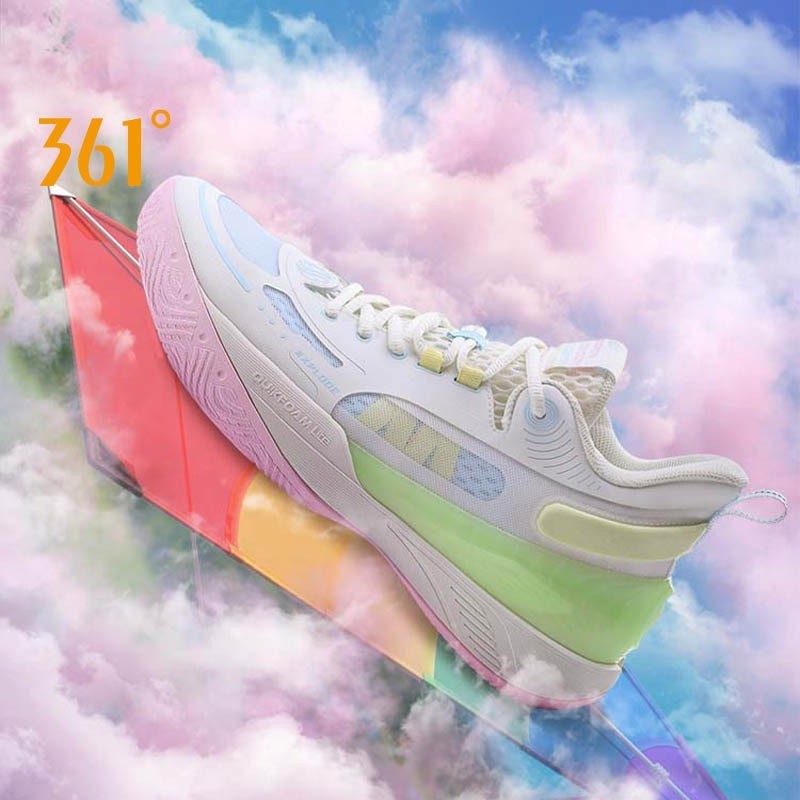 รองเท้าบาสเก็ตบอล Aaron Gordon กันลื่น ระบายอากาศได้ดี ทนต่อการสึกหรอ สําหรับผู้ชาย 361 องศา