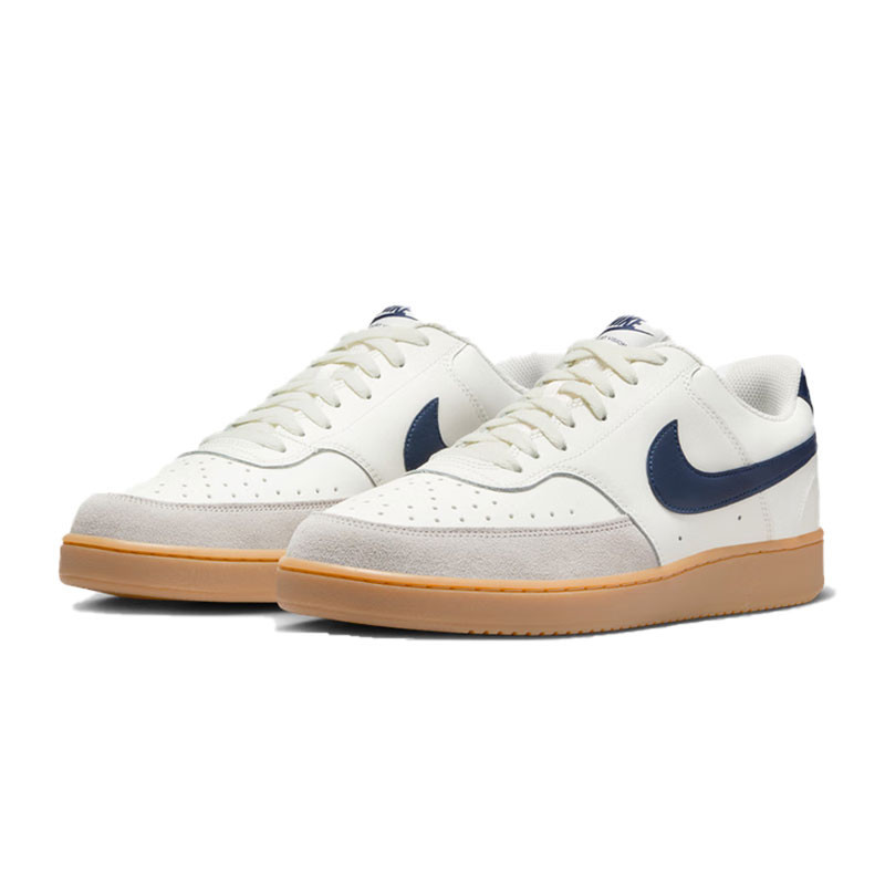 ♞Nike nike nike รองเท้าผู้ชาย COURT VISION LO รองเท้ากีฬารองเท้าลําลองรองเท้าผ้าใบ HF1068-133 jh
