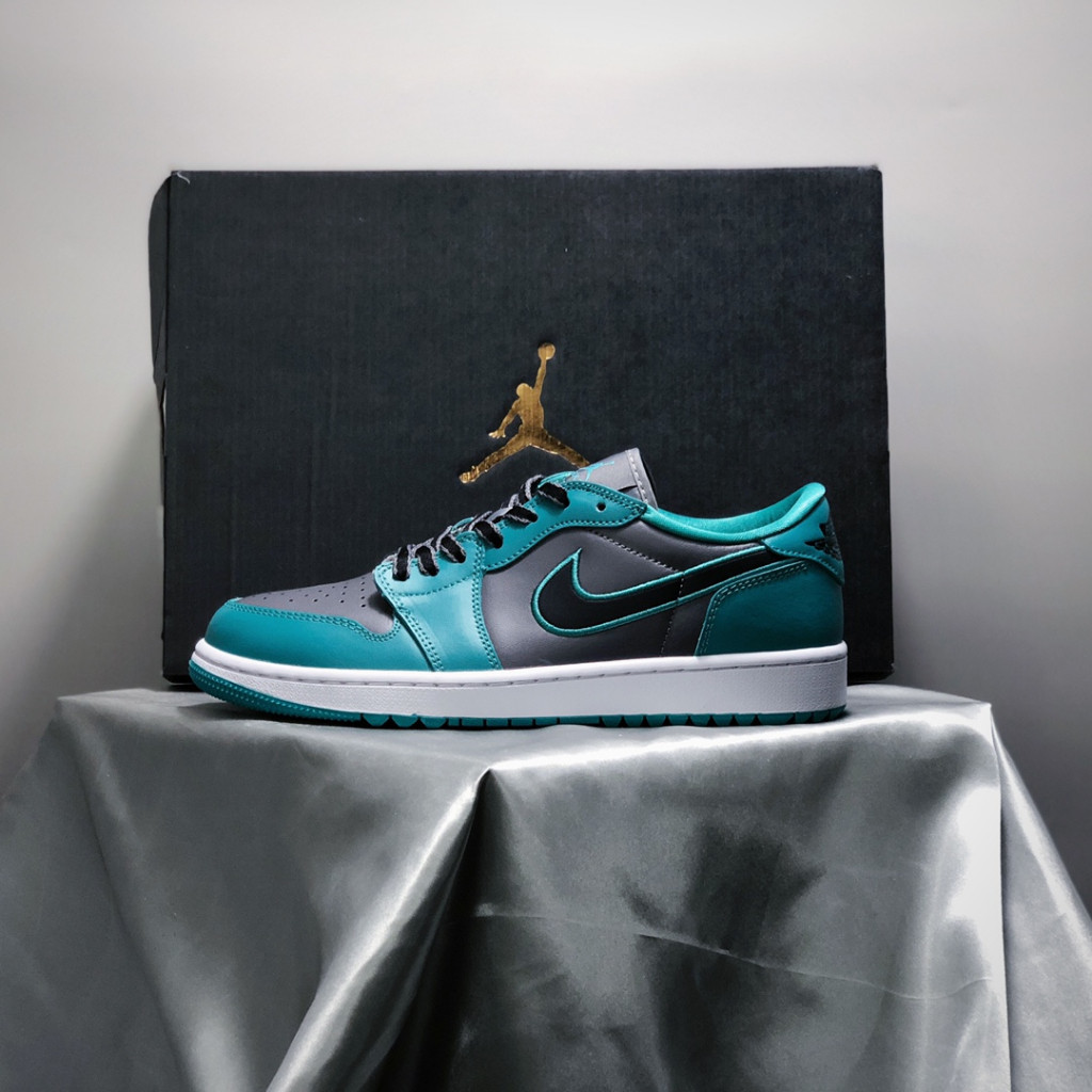 Nike Air Jordan 1 Golf Low cut Basketball shoes Casual Sneakers For Men Women Lake Water Blue
