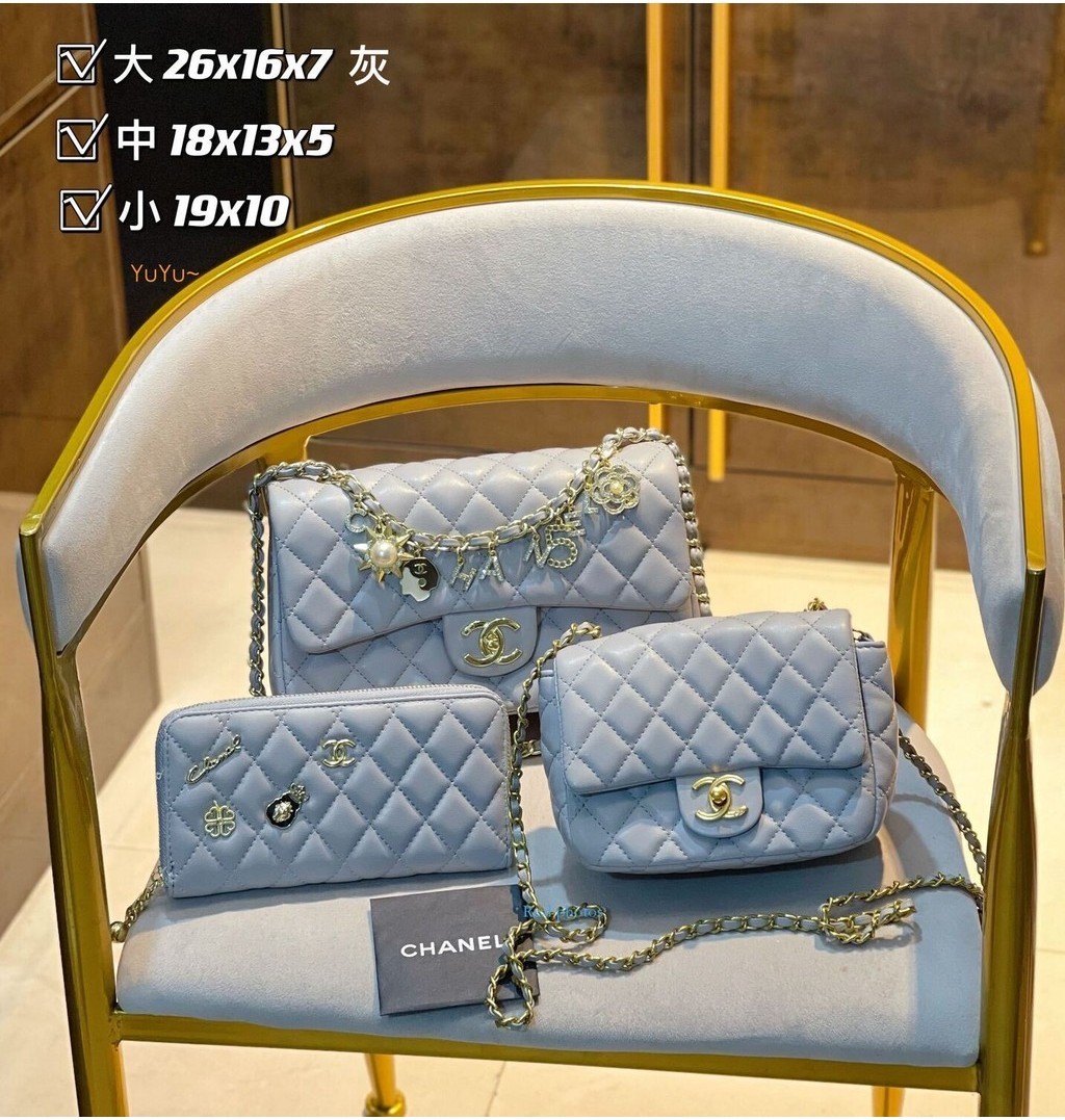 [YuYu จัดส่ง 24 ชม.] กระเป๋าถือ กระเป๋าสะพายไหล่ กระเป๋าสตางค์ ทรงโท้ท สไตล์คลาสสิก เข้ากับทุกการแต่งกาย สําหรับสตรี