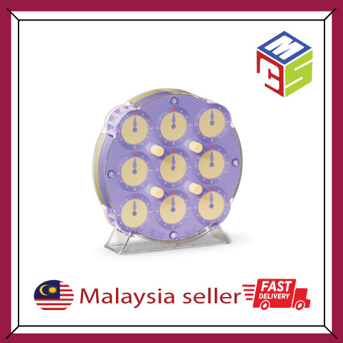 Qiyi MAGNETIC CLOCK (LILAC EDITION) WCA อย่างเป็นทางการ PUZZLE