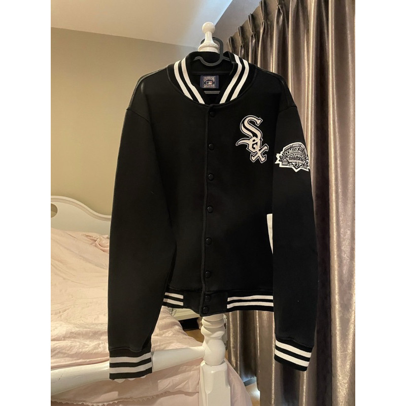 ♞,♘เสื้อJacket เสื้อแบรนด์ Chicago Whitesox MLB League ของแท้มือสอง gf