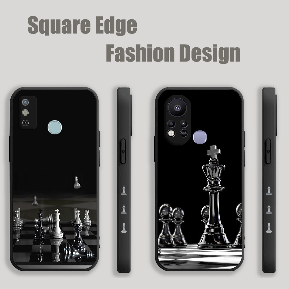 SAMSUNG สําหรับSamsung A03S A73 A23 S21 S22 Ultra A72 A25 A05 A05s Kingหมากรุกชิ้นนานาชาติหมากรุกArt
