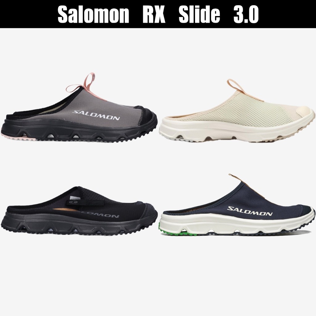 ♞Salomon RX Slide 3.0 Pewter - PEWTER/DESERTSAG/ROSE CLOUD  L47131400/L47131500/L47420700- Preorder