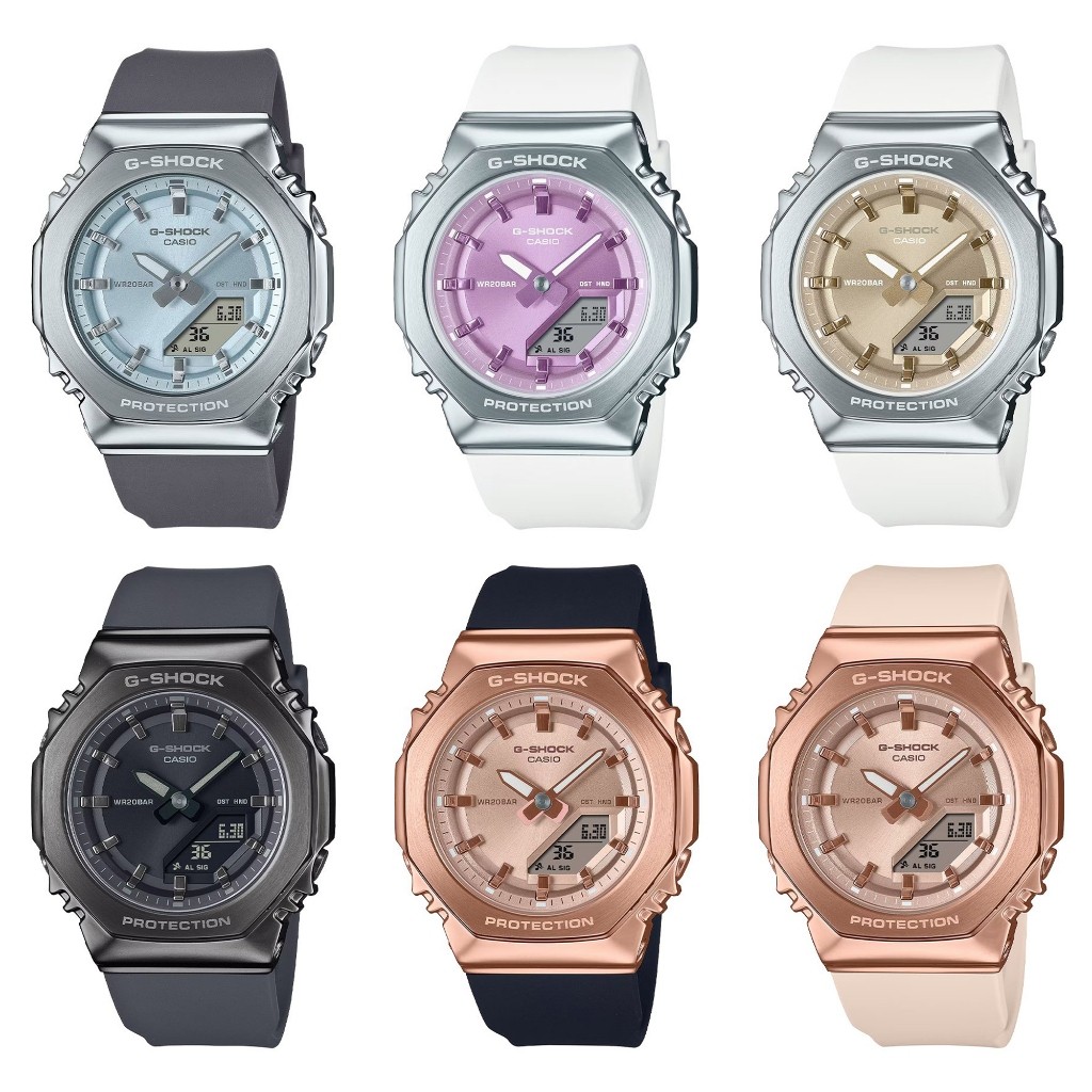 Casio G-Shock Mini นาฬิกาข้อมือผู้หญิง สายเรซิ่น รุ่น GM-S2110(GM-S2110-2A,GM-S2110-3A, GM-S2110-4A