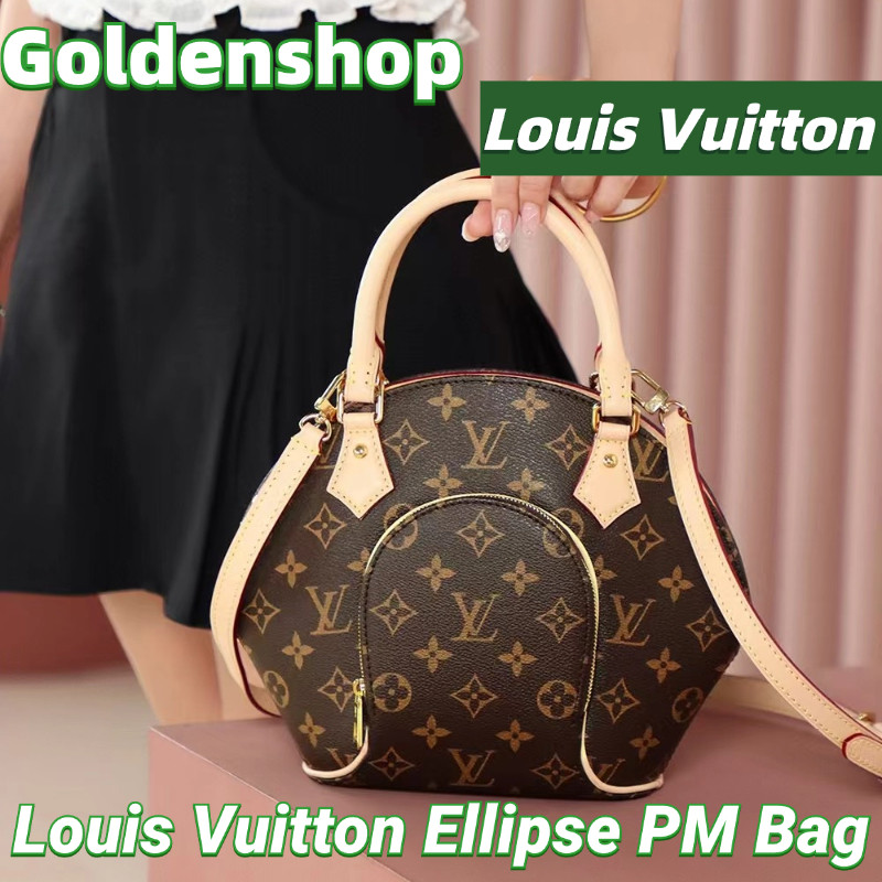 หลุยส์วิตตอง Louis Vuitton Ellipse PM Bagกระเป๋าสะพาย LV จริง สินค้าขายร้อน