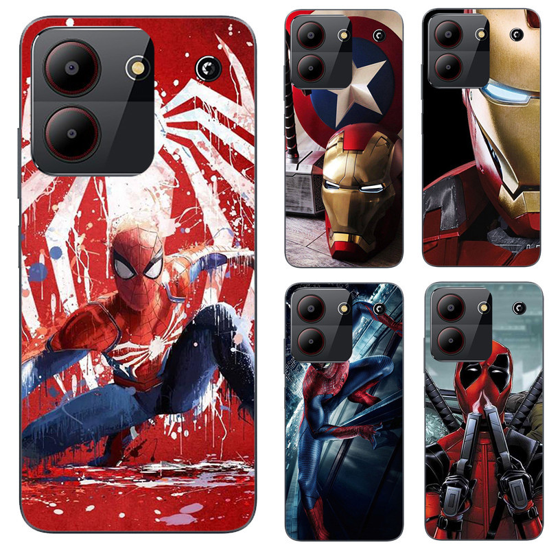 เคสโทรศัพท์ซิลิโคน TPU แบบนิ่ม ลายซุปเปอร์ฮีโร่ Marvel สําหรับ ZTE Blade A54 A34