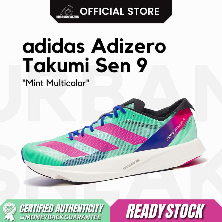Adidas Adizero Takumi Sen 9 Mint รองเท้าผ้าใบลําลอง หลากสีสัน | Gv9094