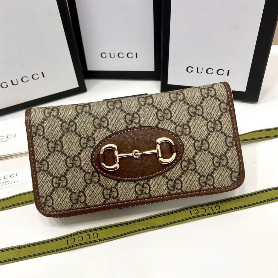 Gucci กระเป๋าสตางค์ ใบยาว ของแท้ อเนกประสงค์