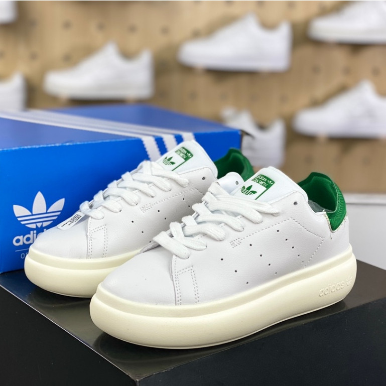 Adidas Originals AdiFOM Stan Smith Mule "White&amp;Green" Casual Platform  Shoes Sneakers for Men&amp;Women