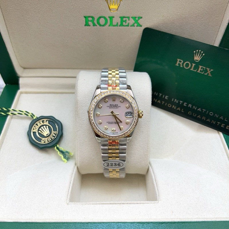 RO/CC นาฬิกาข้อมือผู้หญิง Datejust 31 mm ระบบออโต้ นาฬิกาแฟชั่น