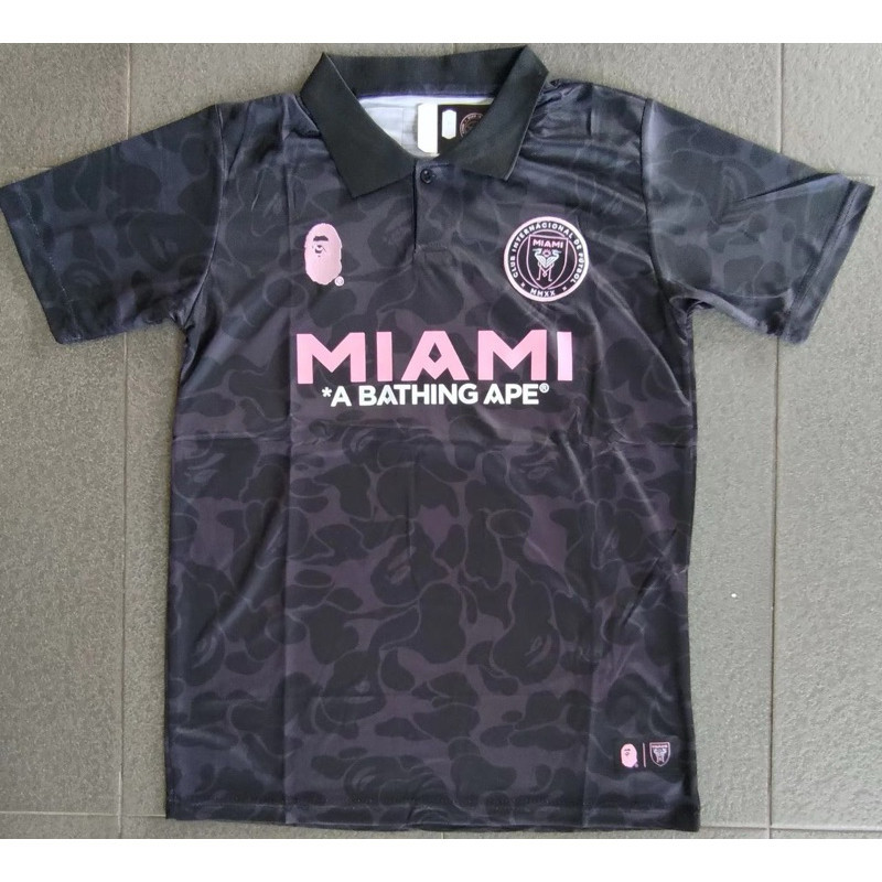 เสื้อสเวตเตอร์ถัก Inter Miami BAPE BLACK