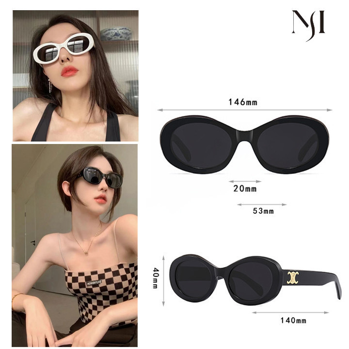 【SMY】GENTLE MONSTER แว่นตากันแดดแฟชั่น ป้องกันรังสียูวี สไตล์เกาหลี TikTok Ins style Fashion 854