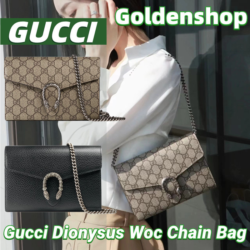 ♞,♘,♙กุชชี่ Gucci Dionysus Woc Chain Bag กระเป๋าสตางค์