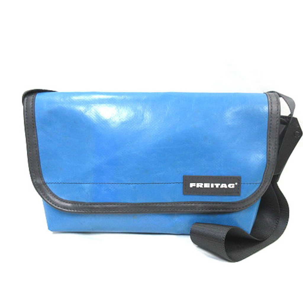 Freitag FREITAG กระเป๋าสะพายไหล่ สะพายข้าง สีฟ้า ส่งตรงจากญี่ปุ่น มือสอง
