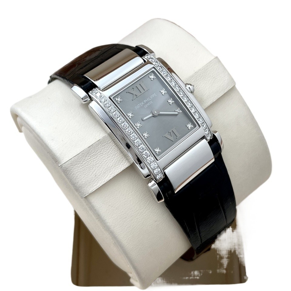 [ราคาแฟร์169100] Patek Philippe Twenty~4 Series 4920G-001 Quartz Womens Watch สินค้าแท้