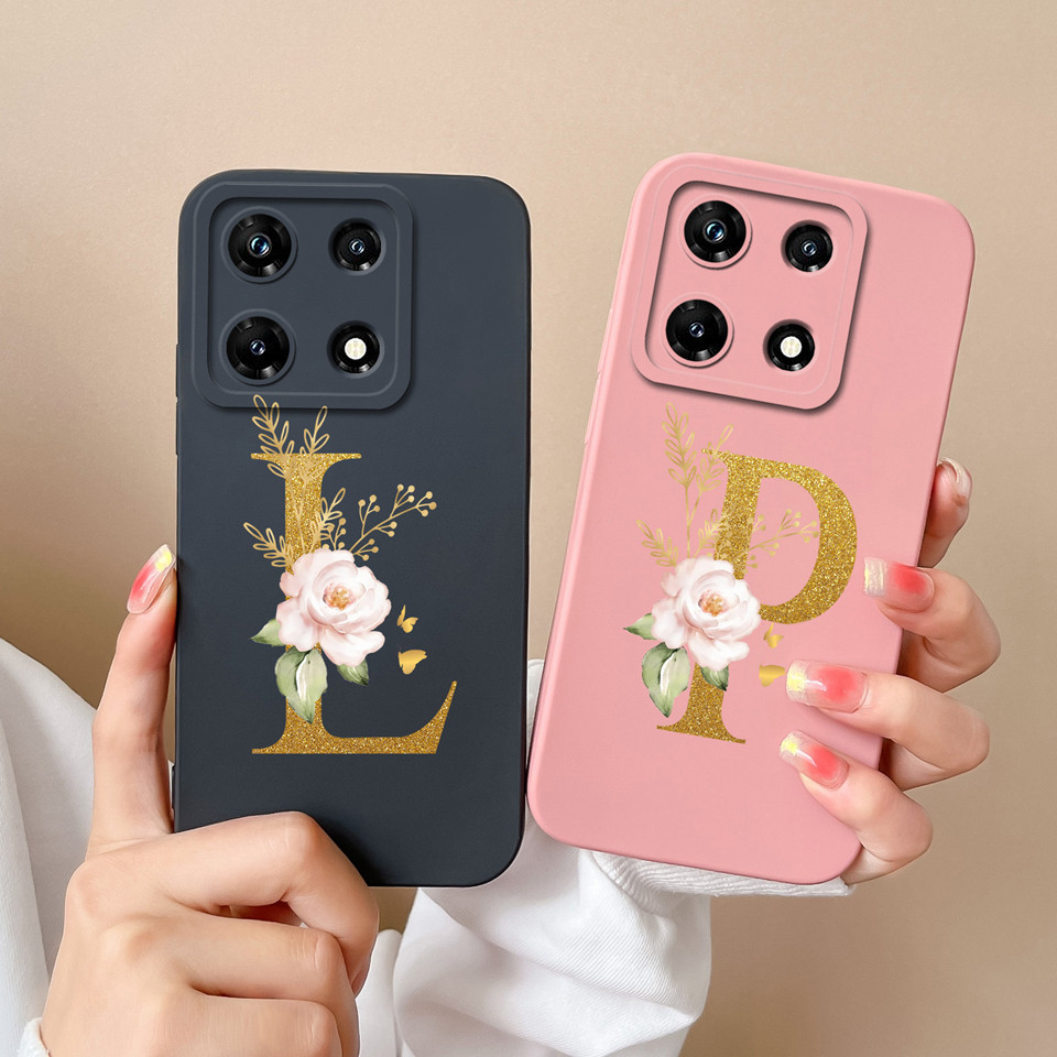 กรณีสําหรับ Infinix หมายเหตุ 30 Pro ดอกทานตะวันที่สวยงามคู่ Antipaste ซิลิโคนกันกระแทกสําหรับ Infini