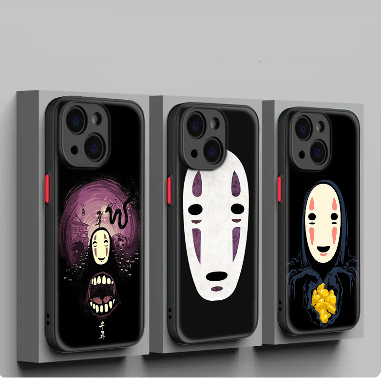เคสโทรศัพท์มือถือแบบนิ่ม ลายอะนิเมะ Spirited Away Ghibli K459 สําหรับ iPhone 12 13 Plus 14 15 Pro Max