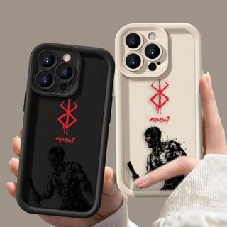 เคสโทรศัพท์มือถือซิลิโคน ลายโลโก้อนิเมะ Black Berserk Guts ส…