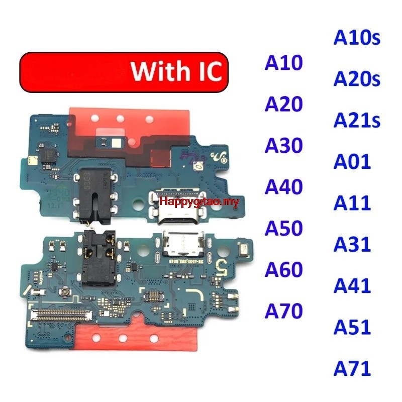 Hapmy- ของแท้ บอร์ดเชื่อมต่อสายชาร์จ USB สําหรับ Samsung A50 A505 A10 A20 A30 A70 A01 A11 A21s A31 A51 A71
