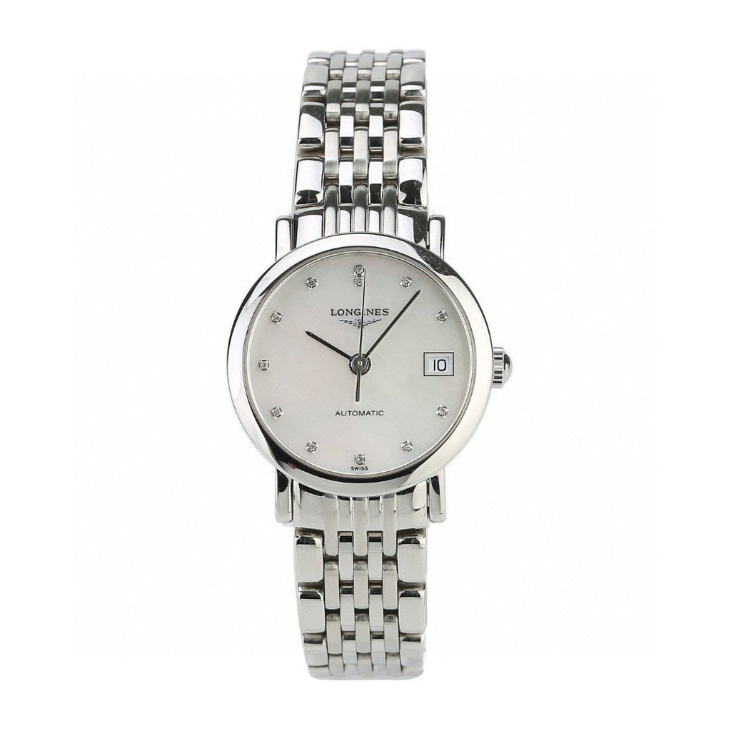 Longiness Boya Series ฝังเดิมชั่วโมง Mark Diamond Fritillary Face อัตโนมัตินาฬิกาผู้หญิง L4.309.4.8