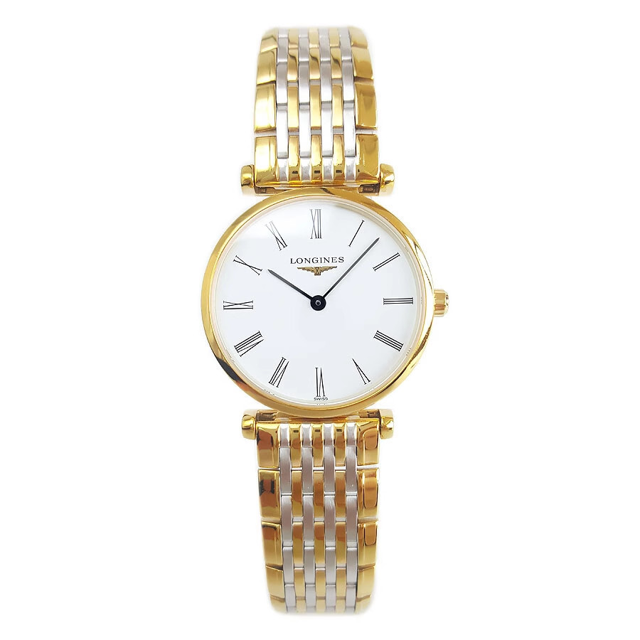 ชุดนาฬิกาผู้หญิง Longiness Jialan Series L4.209.2.11.7 Gold-Plated Quartz Watch รุ่นสุภาพสตรี