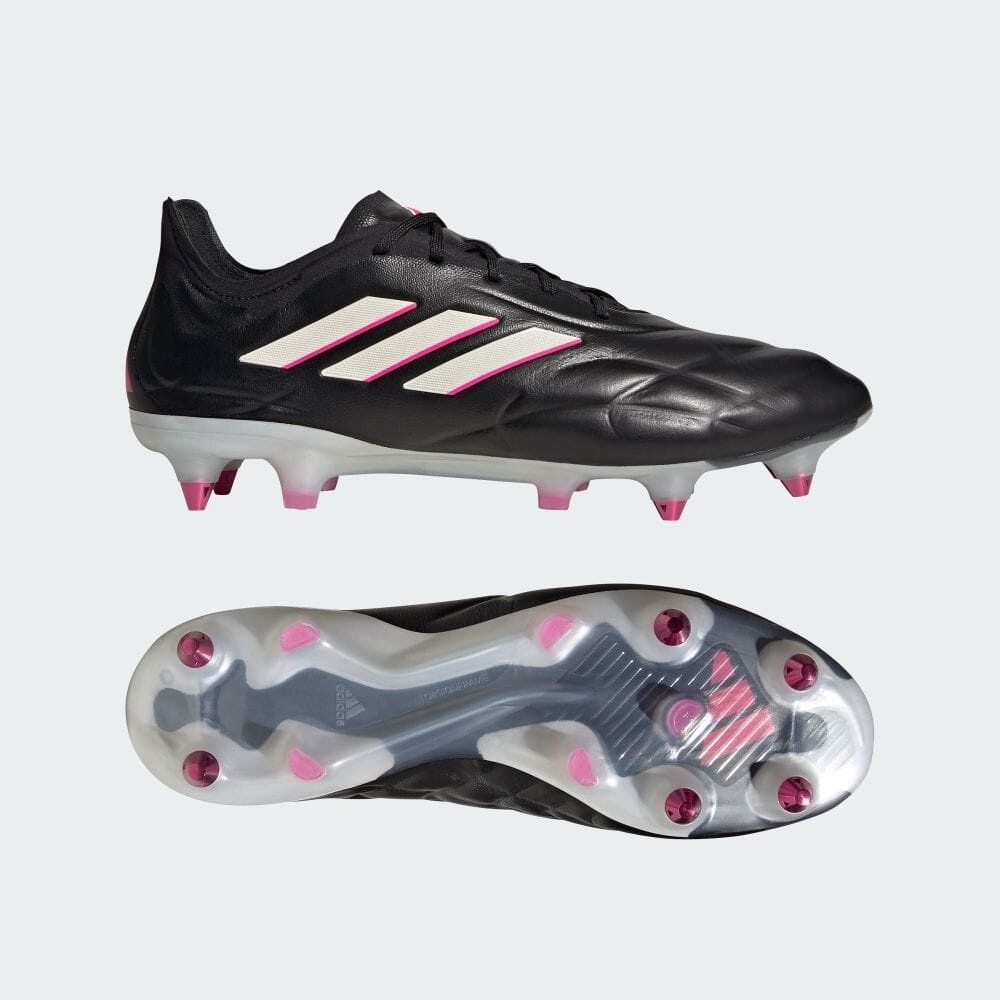 Adidas รองเท้าฟุตบอล พื้นนุ่ม Copa Pure.1 Sg Core สีดํา สําหรับทุกเพศ Hq8885
