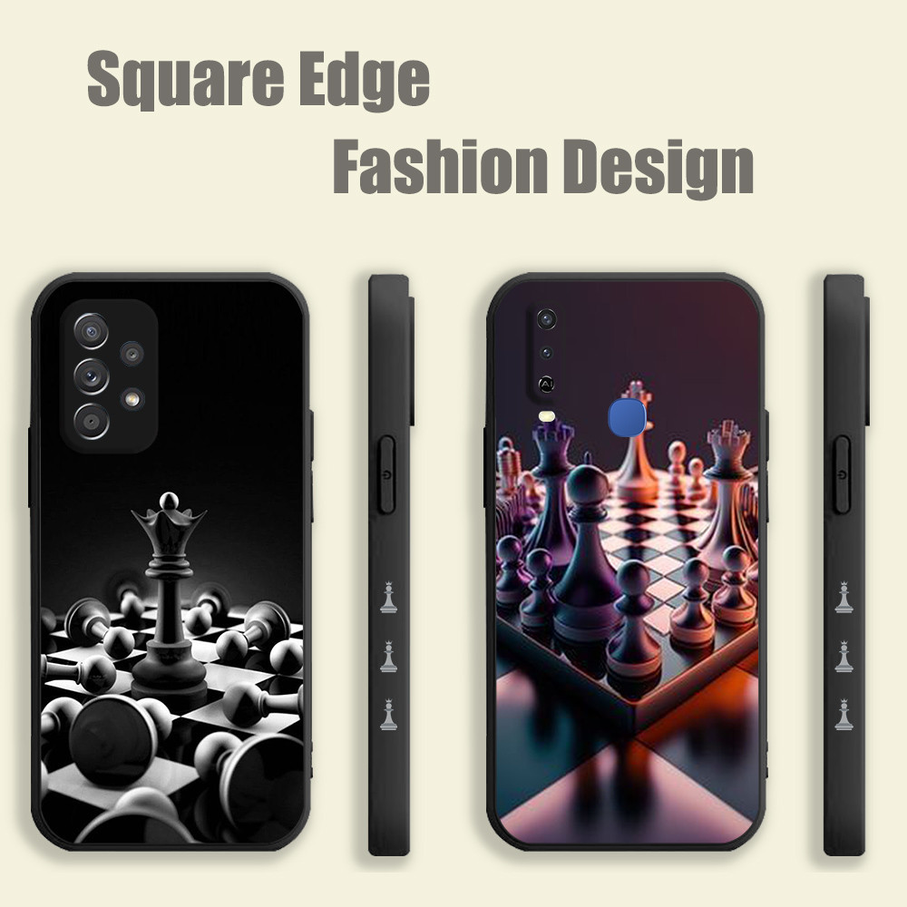 ปลอกสําหรับ Tecno Spark Go 8C 20C 20 7 pova 5 Pro Camon 20 Pro King International Chess Art Design A
