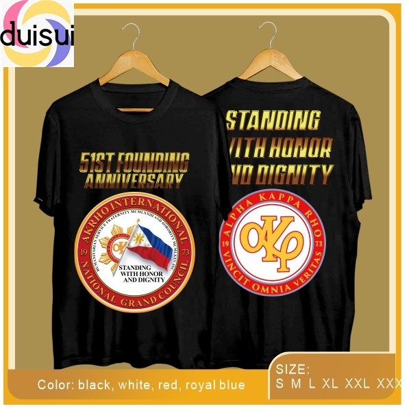 Alpha Kappa Rho 51th skeprton AKP92 SKEPTRON 1973 ใหม่ w ออกแบบ AKP Fraternity เสื้อยืดสําหรับชาย