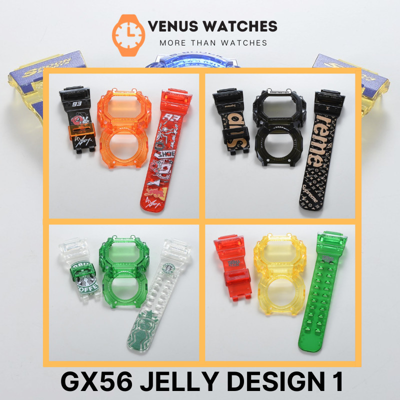 [VENUS Watches] สายนาฬิกาข้อมือ และกรอบ พิมพ์ลาย GX56 VERSION 1 BNB JAM TALI TANGAN CASIO GSHOCK ปร