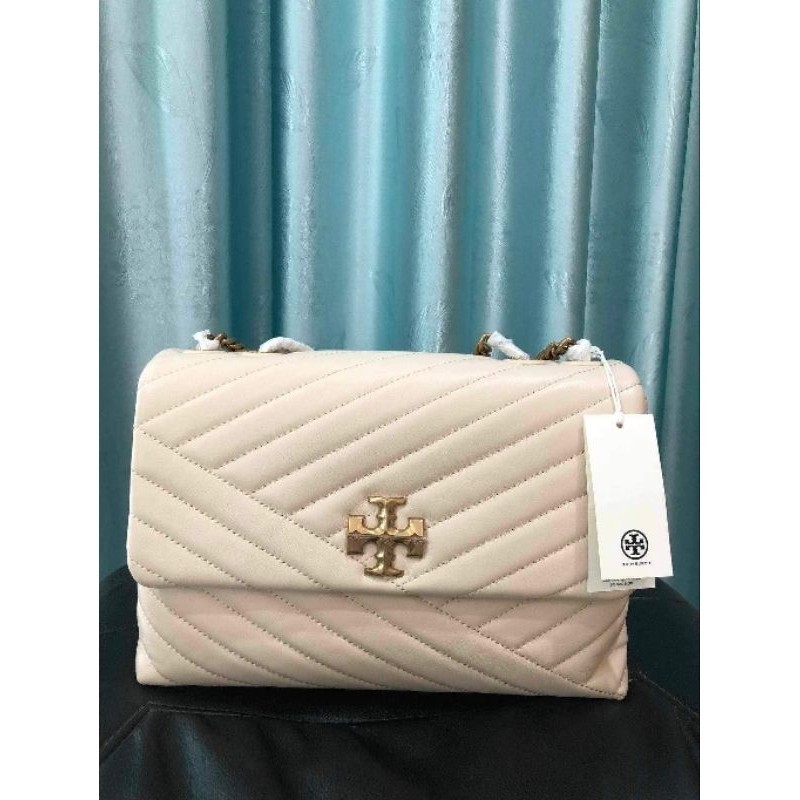 ,,ถูกมากแม๊ งาน Shop NEW Tory Burch #KIRA CHEVRON CONVERTIBLE SHOULDER BAG ใบใหญ่ 11 สี New Crea